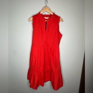 SEA New York Red Cotton Dress size small